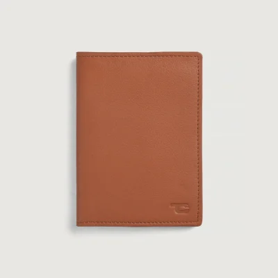 Brown Leather Travel Wallet