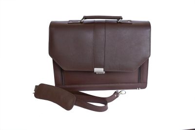 brown laptop bag