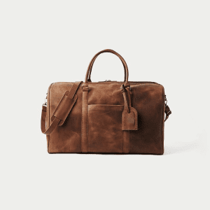 Vintage Pull Up Leather Duffle Bag